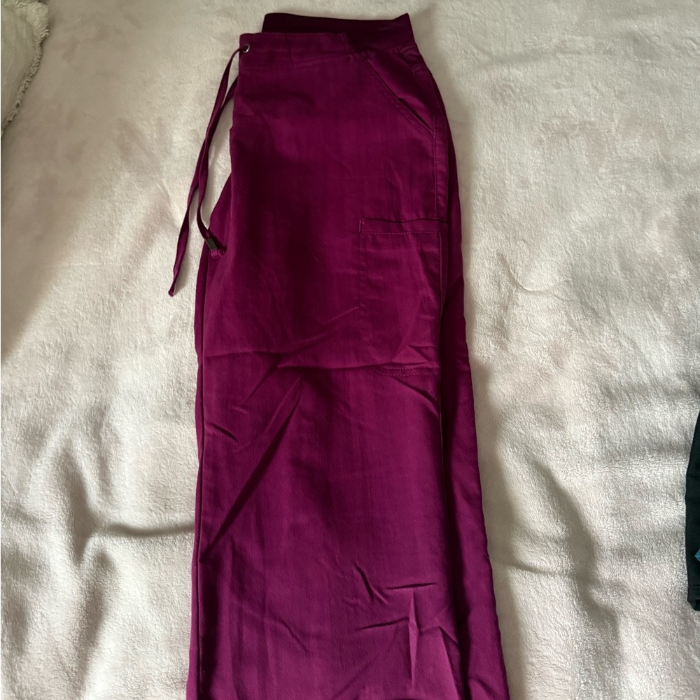 Women’s Grey's Anatomy Burgundy Scrub Pants